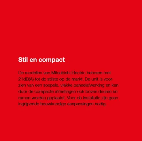 Mitsubishi Electric HR Specificaties