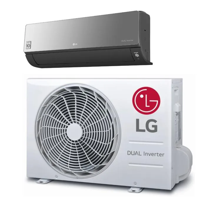 LG 7.0kW Artcool Black Mirror AC24BK WiFi Smart inverter SET - Afbeelding 8