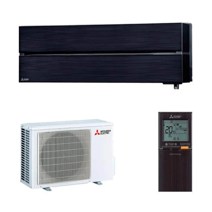 Mitsubishi Electric Diamond black 2,5kW Zubadan single split set