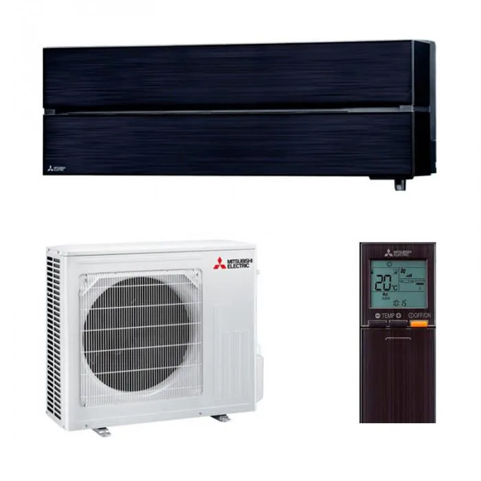 Mitsubishi Electric Diamond onyx black 5,0kW single split set