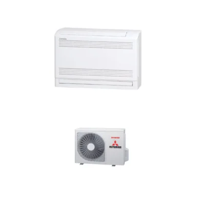 Mitsubishi Heavy Diamond 2,5kW vloermodel single split set