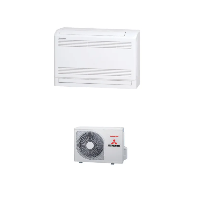 Mitsubishi Heavy Diamond 3,5kW vloermodel single split set
