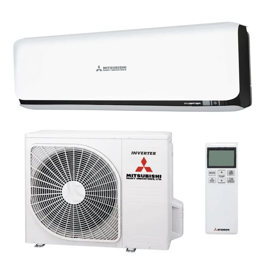 Mitsubishi Heavy Diamond Hyper 5,0kW black-white single split set met WiFi