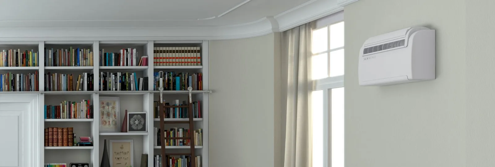 Olimpia splendid Unico R 10HP 2.3kW. Airco zonder buitenunit + 2kW elektrische verwarming - Afbeelding 2