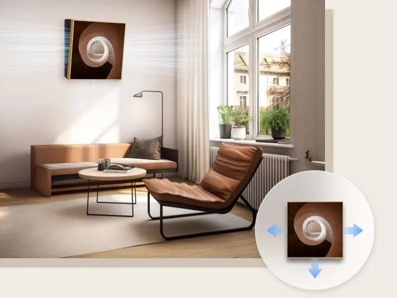 LG Artcool Gallery Special 2,5kW A09A1 single split set - Afbeelding 8