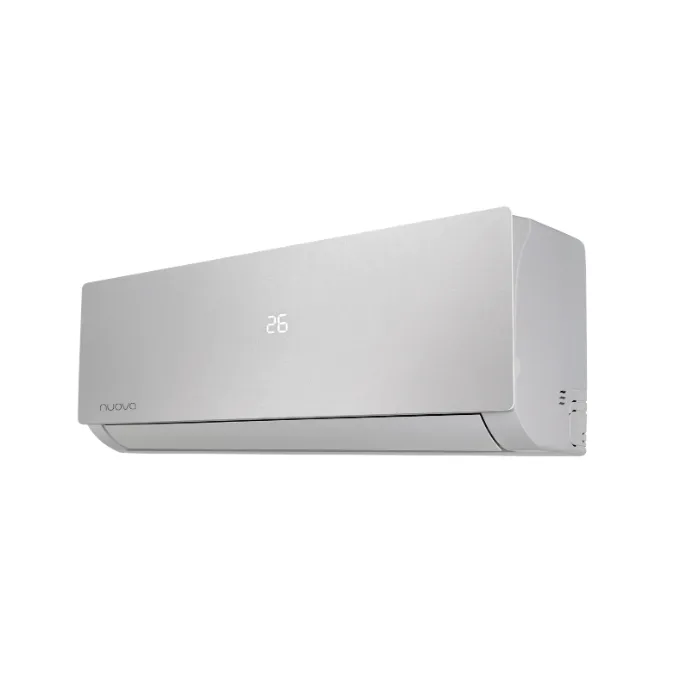 Nuova Infinity AI Smart binnenunit silver zijaanzicht gesloten wandairco